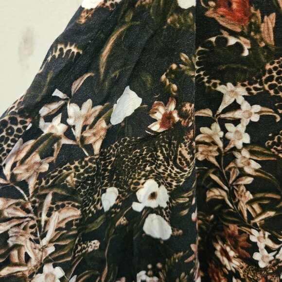 Button Up "Hawaiian" Shirt Dress - Picture 4 of 12